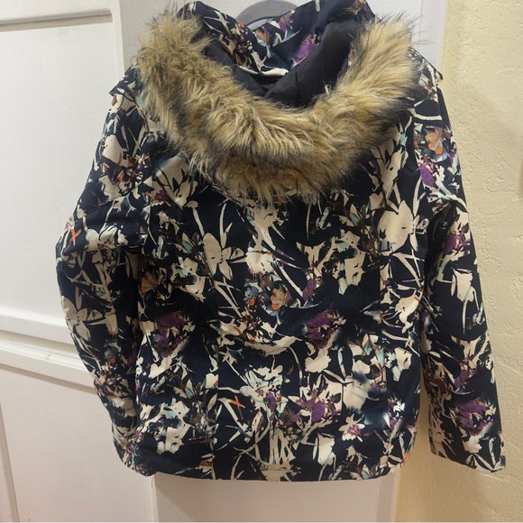 Roxy Jet Ski Snow Jacket - DryFlight 10K - Floral Print - Size S - Picture 5 of 7